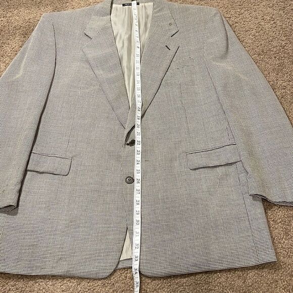 🔥🔥🚒Euromoda Sports Coat Gray Plaid - Picture 9 of 12